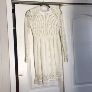 White lace dress